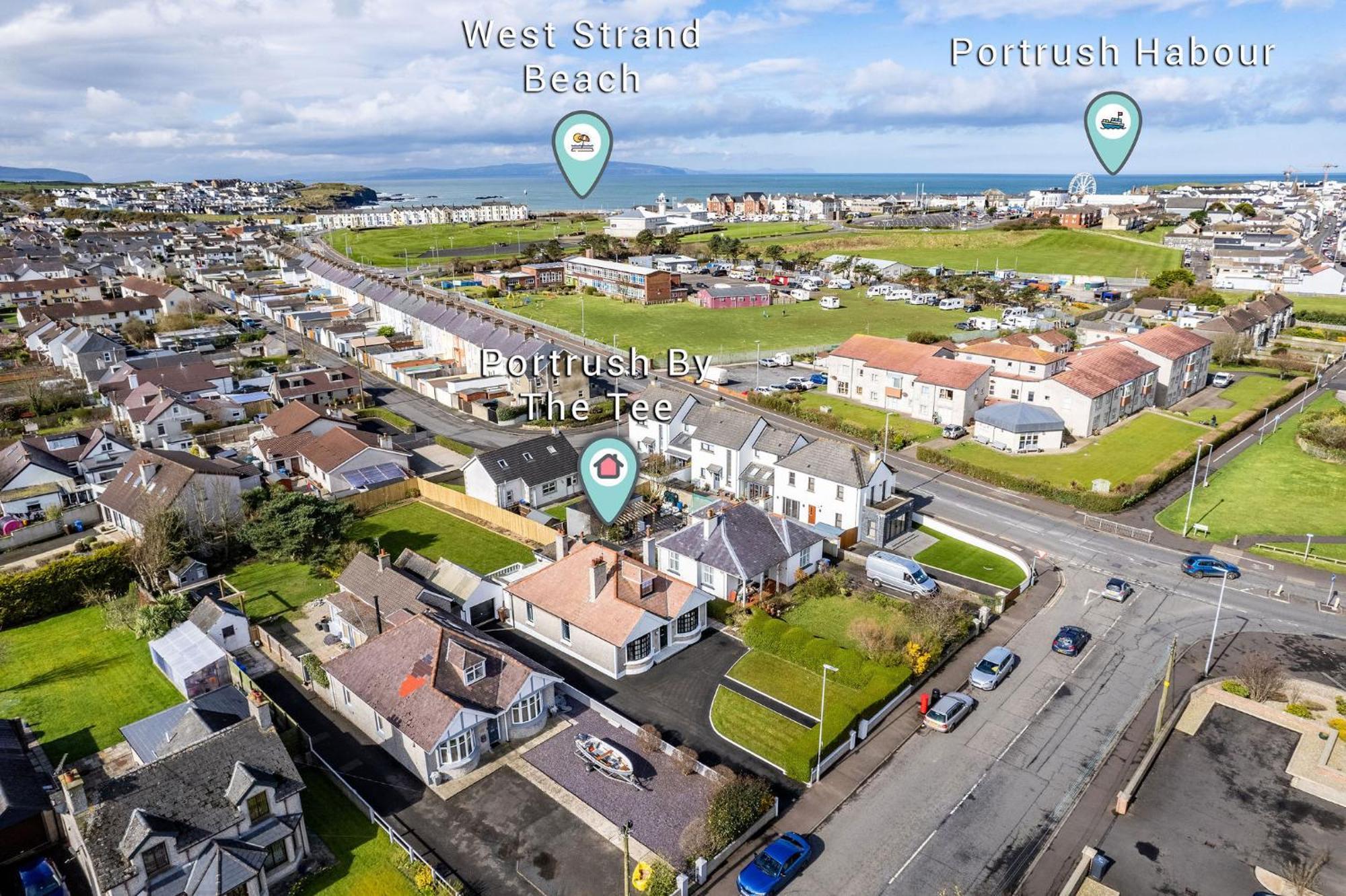Portrush By The Tee Villa Kültér fotó